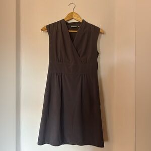 Athleta Dark Gray Sleeveless Mini Dress